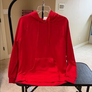 Vibrant Red Women's Hoodie Sweater